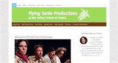 Desktop Screenshot of flyingturtleproductions.com