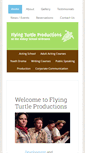 Mobile Screenshot of flyingturtleproductions.com